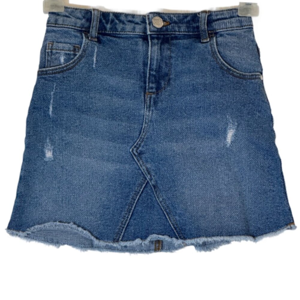 Girl's Blue Demin Skirt Size 5-6 years - Picture 1 of 4